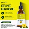 Mullein Drops for Lungs Cleanse - USDA Organic Mullein Leaf