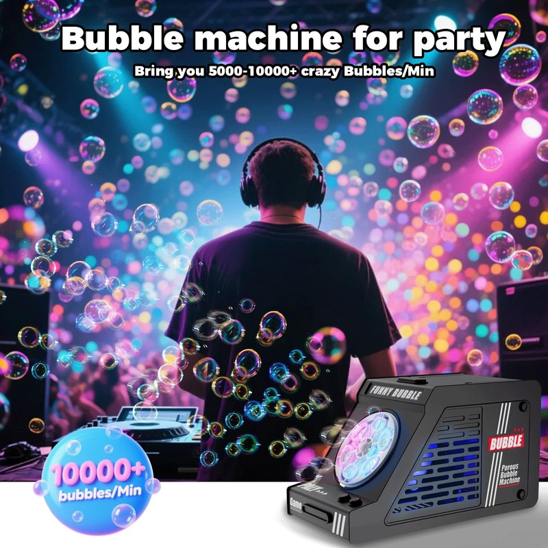 Panacare Bubble Machine, Automatic Bubble Machine 20,000 + Bubbles /
