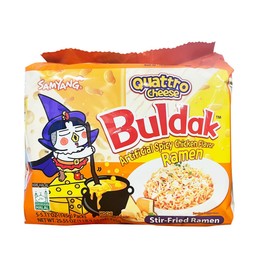 Samyang Quattro Cheese Flavor Buldak Ramen Pack of 5