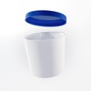 ZWIN® 4er-Set Eiscreme-Gefrierbehälter mit beschriftbarem Silikondeckel 250ml, Ideal für die
