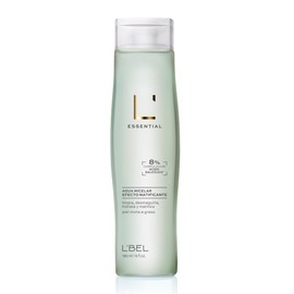 L’BEL Agua Micelar Essential Efecto Matificante – Control Brillo – Con Ácido Salicílico – Limpia y Desmaquilla – Piel Mate – 180 ml