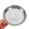 UPKOCH 6 x Round Stainless Steel Serving Plates (7 Inches),