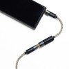 GUCraftsman 2.5mm Balanced Male to 4.4mm Balanced Female Portable Headphone