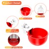 ZenxyHoC Chicken Waterer Cups, 10 Pack Automatic DIY Chicken Water