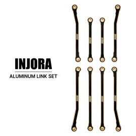 INJORA US,INJORA Brass High Clearance Chassis Links for 1/18 Redcat Ascent 18