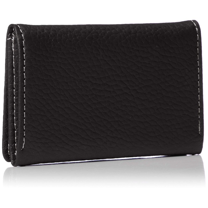 Luciano Valentino LUV-3006/BK Matte Novo Business Card Holder, Black