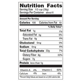 Dried Wild Lingonberries - Northwest Wild Foods - Healthy Antioxidants Fruit - for Granola, Morning Snack, Baking, Trail Mix (8 oz)