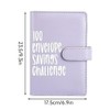 LUXTE 100 Envelope Challenge Binder, 100 Envelopes Saving Challenge, Cash