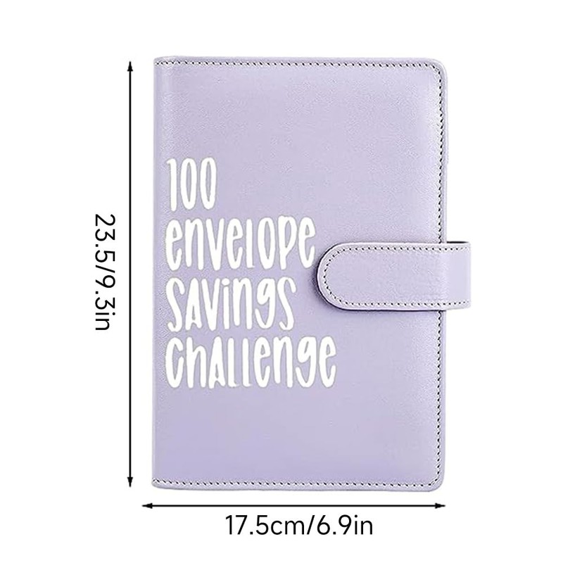 LUXTE 100 Envelope Challenge Binder, 100 Envelopes Saving Challenge, Cash
