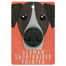 Pooch Pals German Shorthaired Pointer Dog Lead Holder Wall Mounted Plaque Pop-Out Hook Hanger