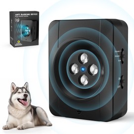 Anti Barking Device, Sonic Dog Bark Deterrent Devices with 3 Ultrasonic Levels 10KHZ-25KHZ, Anti Bark Device for Dogs Work Range up to 33ft, Dog Barking Control Devices for All Size Dogs