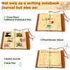 Chinco 5 Pcs Journal Notebook Refillable Leather Diary Leather Vintage