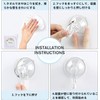 Hangerspace Suction Cup Hook, Strong Transparent Vacuum Hook, Strong Suction