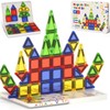 Portable Magnetic Tiles for Kids Travel - 40pcs STEM Building