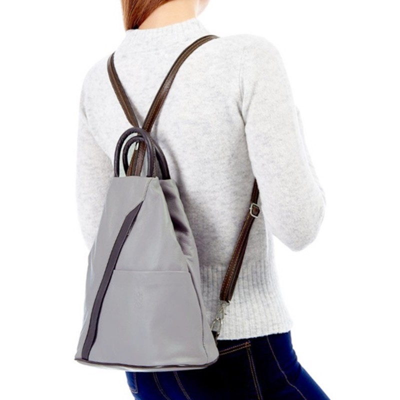 Handbag Bliss Womens Vera Pelle Super Soft Italian Leather Backpack