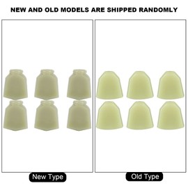 Vbestlife Guitar Tuning Pegs, 6 PCS/Set Guitar Machine Head Knobs, Guitar Tuner Pegs Acrylic Buttons (Jade Green)