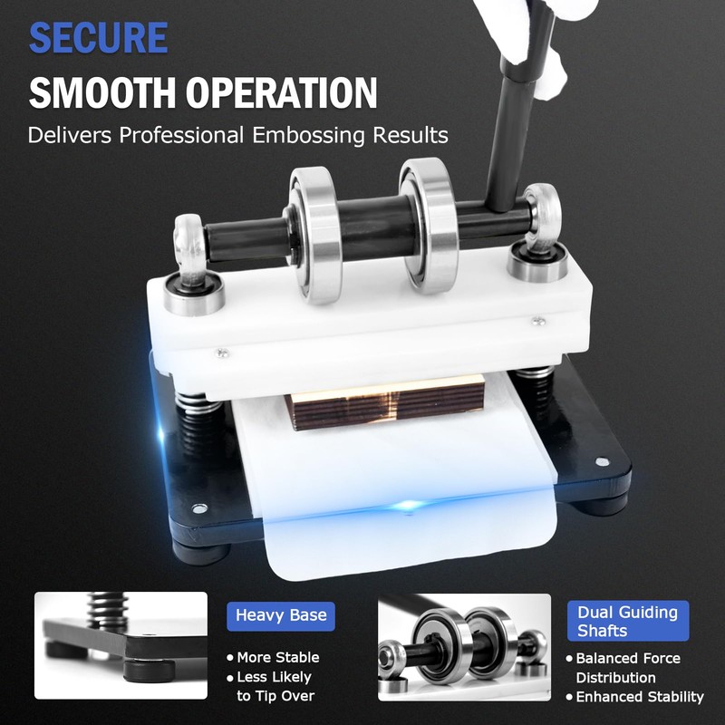 Leather Cutting Machine, 1.5 Ton Manual Press Die Cutter with