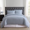 TRULY SOFT Everyday Duvet Set Grey Polyester 2-Piece Twin XL