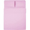 R&Z Plain Dyed Percale Polycotton Duvet Cover & 2 Pillow
