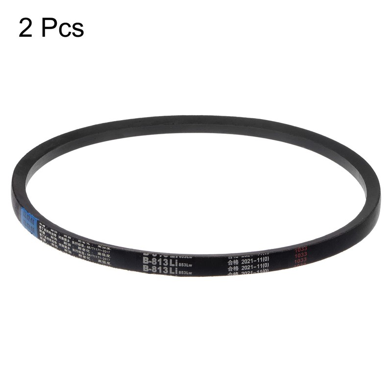 sourcing map B-813 V-belt drive belt, 813 mm (32 inches),