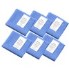 Mcsher Microfiber Cleaning Cloths - 6 Pcak, Blue, 6"x 7"