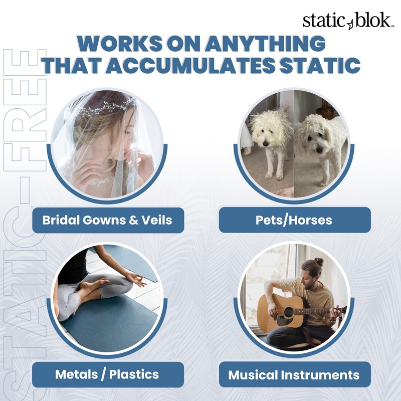 Static Blok Anti-Static Spray for Clothes - Instantly Eliminate Static