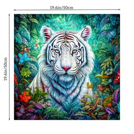 Puzzle 1024 Pieces, Adult Puzzle, A Challenging Puzzle, Puzzle Games for the Whole Family, Gifts for Women, Gifts for Men, Theme: White Tiger