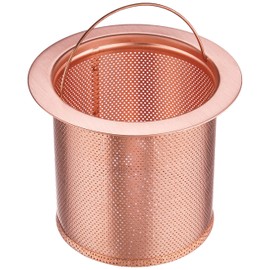 SANEI PH6501AF-2-L Sink Drain Basket, Copper, Germicidal Effect, Deep Type, Waste Catcher, Punching Hole, L Size