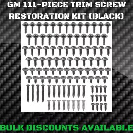 GM Replacement 1973-1987 Regal Turbo T-Type Interior Exterior Engine Bay OEM Trim Screw Kit GM