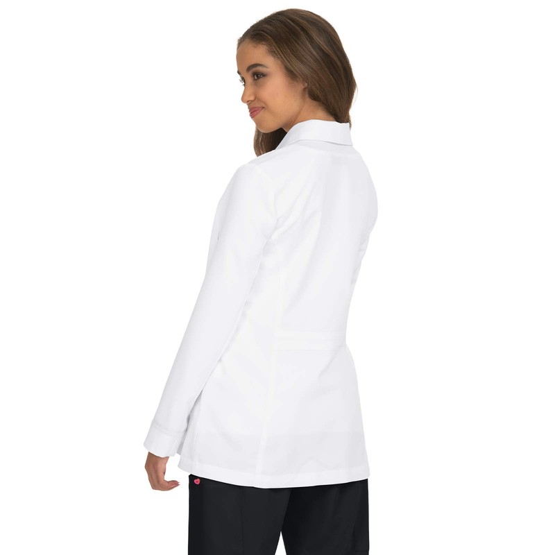 KOI Betsey Johnson B402 Canna Lab Coat (White, Large)