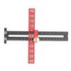Cabinet Hardware Jig, Adjustable Drill Guide Template Tool Made of
