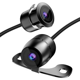 Universal Backup Camera License Plate Mount for Clarion, Dual, BOSS, Jensen, Stinger, SOUNDSTREAM, EONON, PODOFO, CARTREQUE, SANPTENT Car Radio with HD Night Vision Rear Front View Waterproof