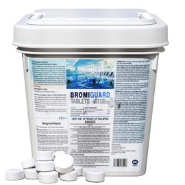 1 Inch 2.5Lbs Bromine Tablet Sanitizer for Spas, Hot Tubs, or Swimming Pools - Pre-Stabilized, Low Odor, Chlorine Alternative