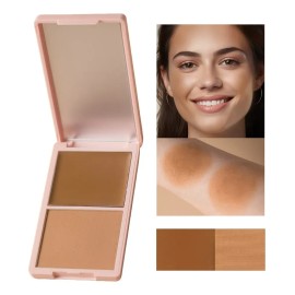 V Paleta De Contorno Con Bronzer En Crema Y Polvo Light A