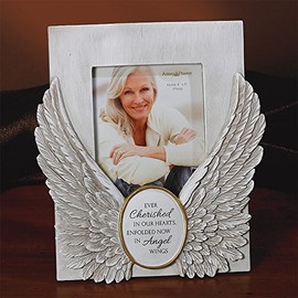 Abbey Gift Angel Wings Photo Frame, 7.75 x 8.63" - 56216T