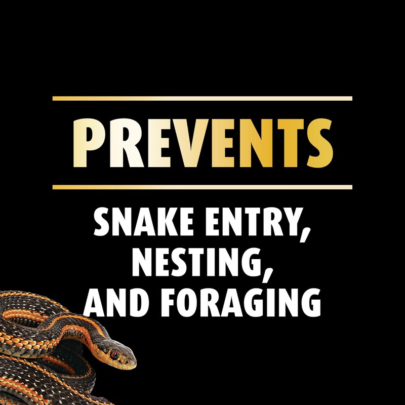 Ortho Snake B Gon1 - Snake Repellent Granules, No-Stink Formula,