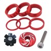 Saipor 9PCS Bicycle Headset Spacer Kit with Stem Top Cap,