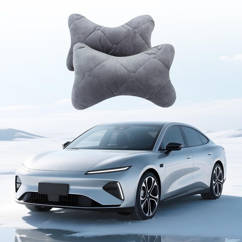 2PCS Car Headrest Pillow, Comfortable Ergonomic Design Vehicle Seat Neck