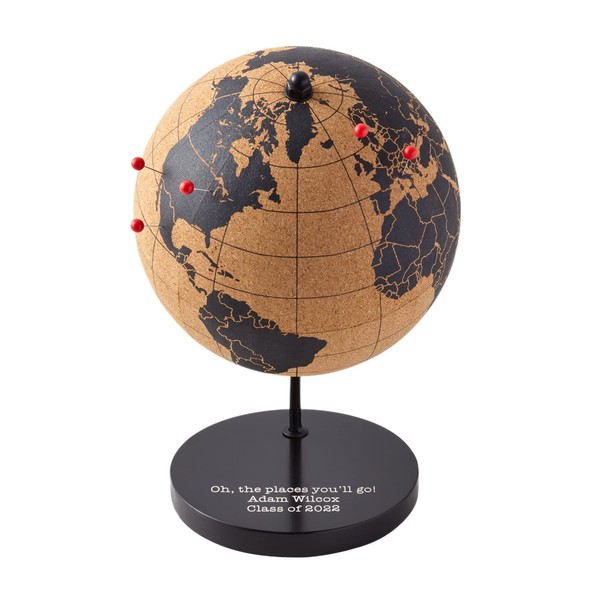 Let's Make Memories Personalized Cork Globe - The Places You'll