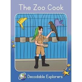 The Zoo Cook: Skills Set 7 (Red Rocket ™ Readers Decodable Explorers)