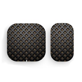 MightySkins Skin Compatible with Eero Home WiFi System + 1 Beacon - Black Wall | Protective, Durable, and Unique Vinyl Decal wrap Cover | Easy to Apply, Remove, and Change Styles | Made in The USA