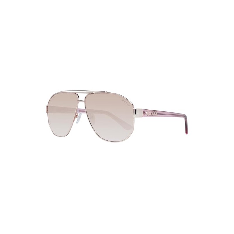 GUESS Unisex Gf6145 6128f Sunglasses, Shiny Pink Dorado, One Size,