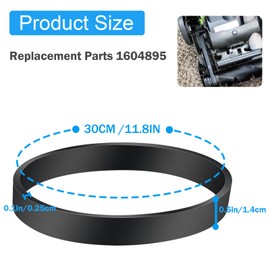 4 Pack Vacuum Belts Replacement for Bissell PowerForce Compact Lightweight Upright Vacuum, Replacement Belts Vacuum Cleaner Belts Compatible Models:3508,2112,21129,2690,1520,23T7, Replace Part 1604895