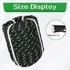 YSMN 1/2 in 100 FT Black Double Braided Rope Polyester