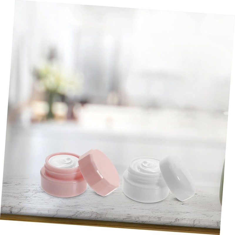 STOBOK Makeup Case Set 10pcs Plastic Jars for Face Cream