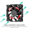 upHere 120mm Case Fan - Low Noise, High Airflow, Ultra