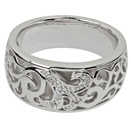 Pfeffinger Women's Ring 925 Silver with Brilliant Cut Cubic Zirconia RW19, Genuine 925 silver, Cubic Zirconia