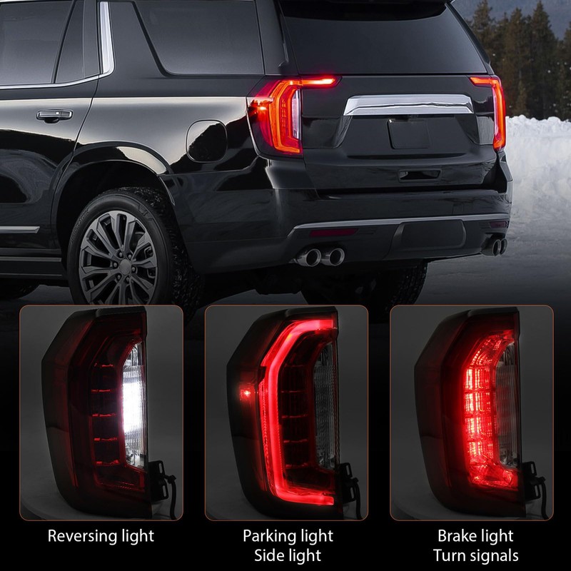 FIONE LED Tail Light Assembly Compatible with GMC Yukon 2021
