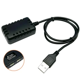 2-in-1 7.4V Lipo Battery Charger - RC Car Balance Chargers USB Cable 1A with XH-3P Plug Connector for 2S 7.4V Batteries RC Cars Drone Truck Boat Airplane Quadcopter Airsoft SCX24 SCX10