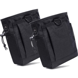 Haafoo Dump Pouch Molle - Tactical Drawstring Magazine Pouch, Molle Ammo Bag, Adjustable Military Utility Belt Holster Molle Dump Bag